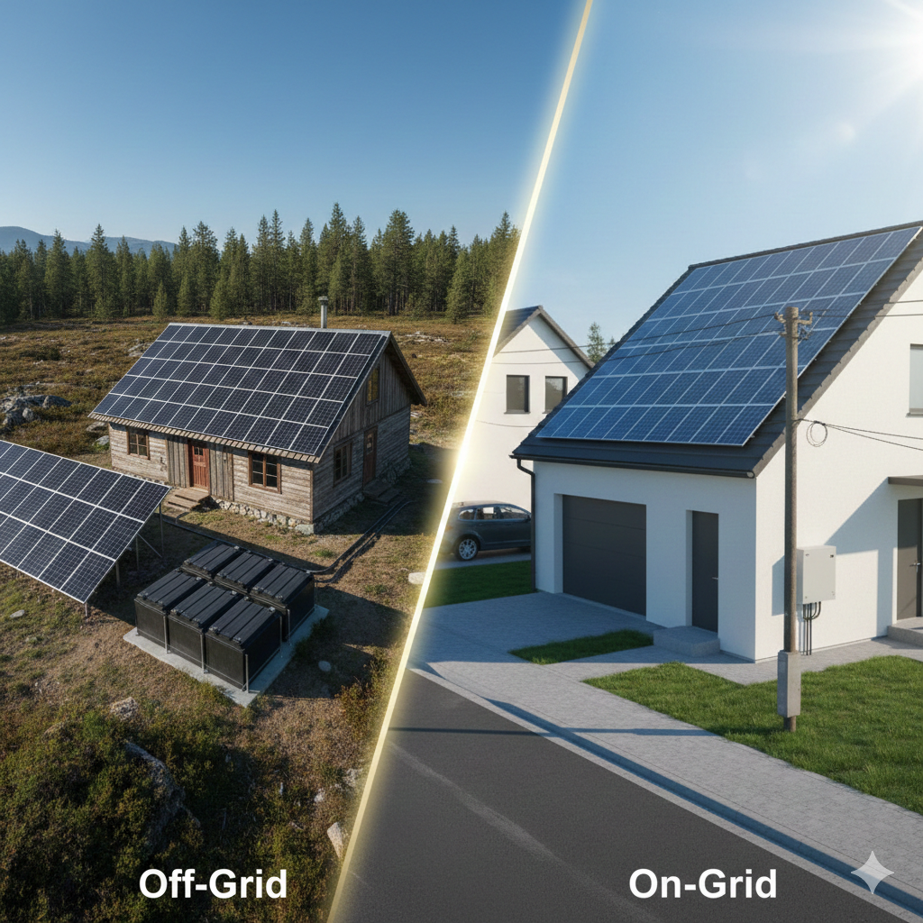 Off-Grid vs On-Grid: Pilih Sistem Panel Surya yang Tepat Untuk Kebutuhanmu