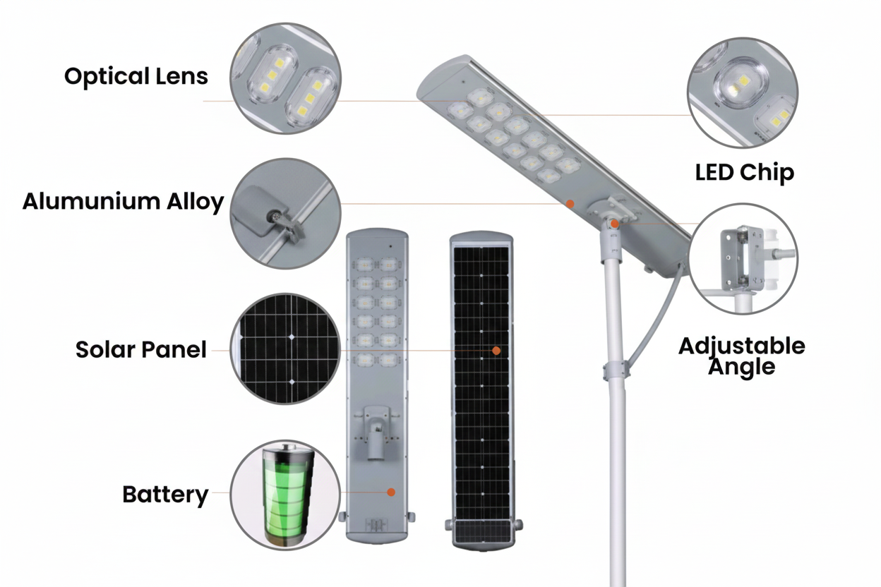 Solar LED Street Light 40W