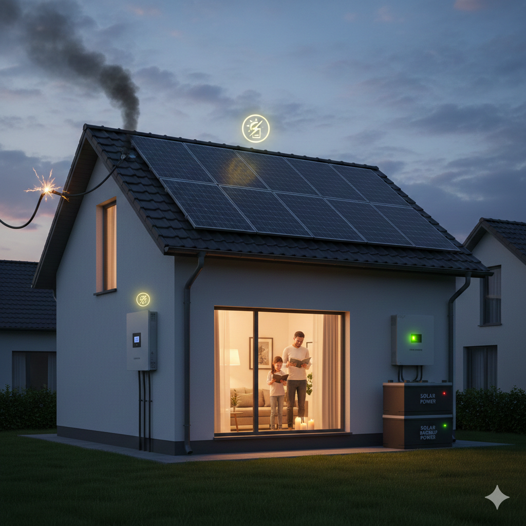 Panel Surya Mati Saat Listrik Padam? Ini Penjelasan & Solusinya