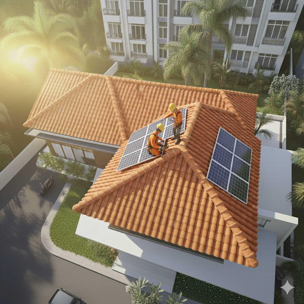 PROYEK PEMASANGAN PANEL SURYA JARWINN