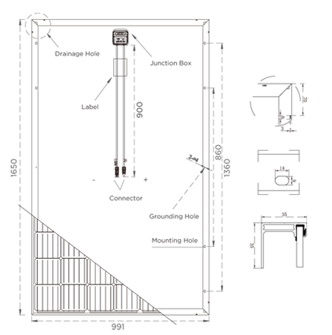 Panel Surya DHM60 270W–285W